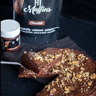 Fit Brownie protéiné aux noix Fit Brownie protéiné aux noix
