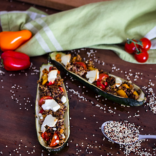 Courgette farcie sans viande Courgette farcie sans viande