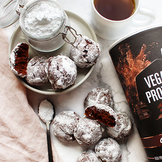 Crinkles au chocolat vegan et protéinés Crinkles au chocolat vegan et protéinés