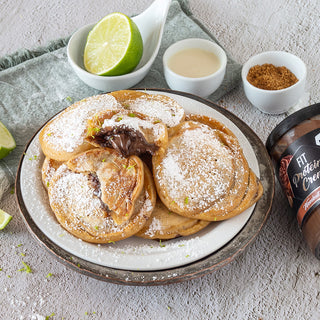 Pancakes fourrés au chocolat Pancakes fourrés au chocolat