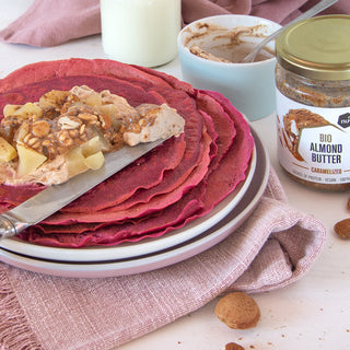 Crêpes roses à la betterave Crêpes roses à la betterave