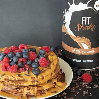 Fit Pancakes chocolat-beurre de cacahuète Fit Pancakes chocolat-beurre de cacahuète
