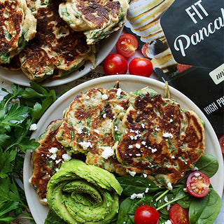 Pancakes salés sans gluten épinards-feta Pancakes salés sans gluten épinards-feta