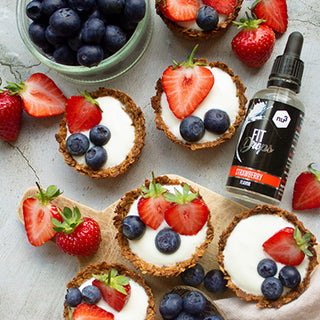 Granola cups au yaourt et fruits rouges Granola cups au yaourt et fruits rouges