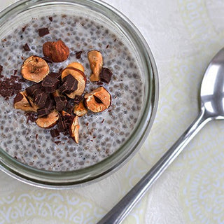 Pudding protéiné chia - noisette Pudding protéiné chia - noisette