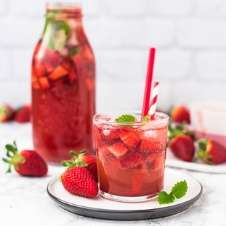 Punch sans alcool aux fraises Punch sans alcool aux fraises