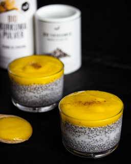 Pudding de chia à la mangue Pudding de chia à la mangue
