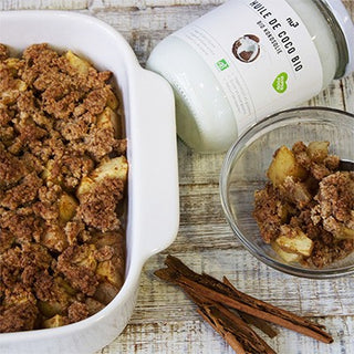 Crumble vegan pomme - poire Crumble vegan pomme - poire