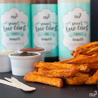 Frites de patate douce sauce low carb Frites de patate douce sauce low carb