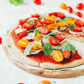 Pizza aux légumes du soleil Pizza aux légumes du soleil