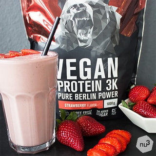 Milkshake protéiné à la fraise Milkshake protéiné à la fraise