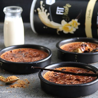 Crème brûlée maison au Fit Shake Crème brûlée maison au Fit Shake