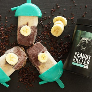 Popsicles vegan chocolat-beurre de cacahuète Popsicles vegan chocolat-beurre de cacahuète