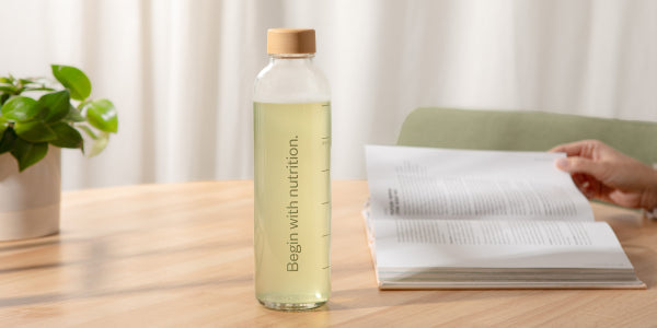 Bouteille en verre écologique pour la maison