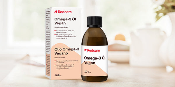 Flacon d'huile oméga-3 Redcare