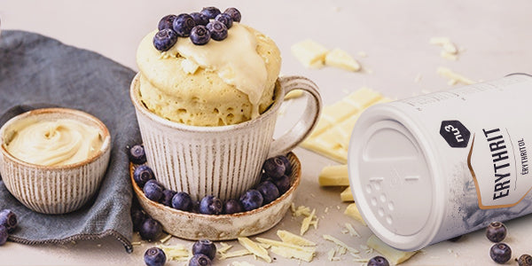 Mugcake blanc à l'érythritol