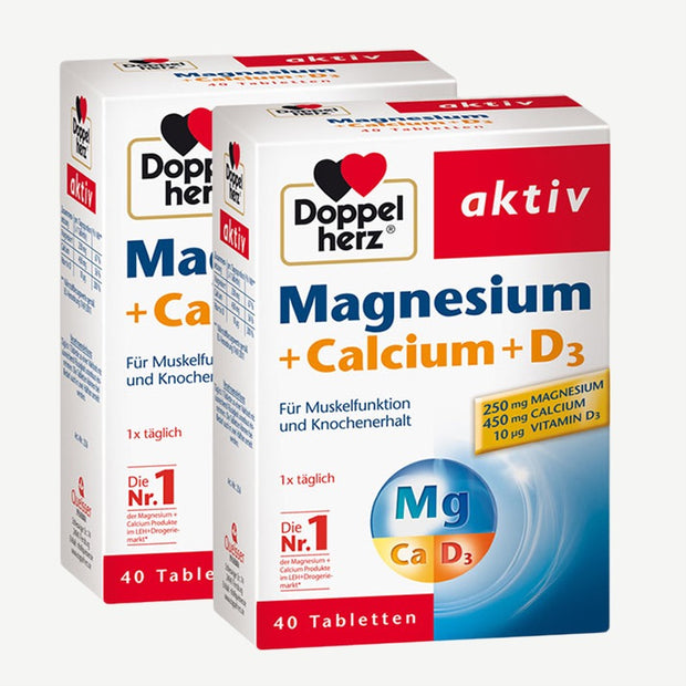 Doppelherz Magnésium + Calcium + Vitamine D3