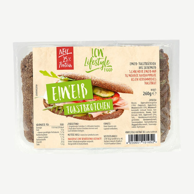 LCW Toasts Petits Pains Protéinés