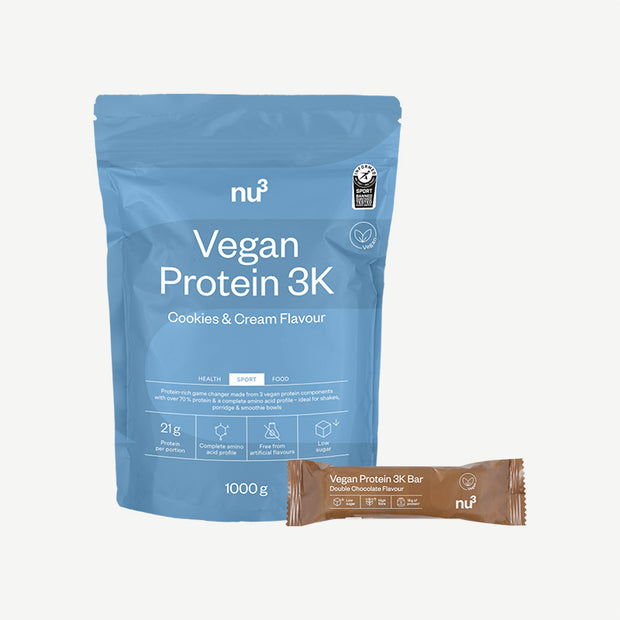 nu3 Vegan Protein 3K + Vegan Protein 3K Bar