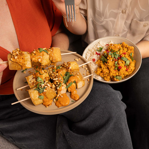 Brochettes & bol
