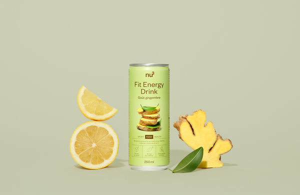 Fit Energy Drink avec gingembre et citron