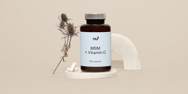 Flacon de MSM + vitamine C nu3 en gélules