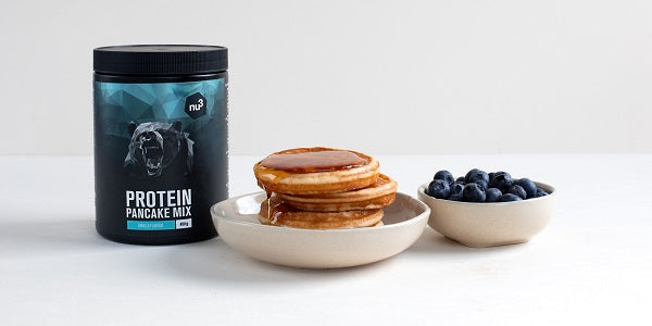 nu3 Protein Pancakes mit Blaubeeren