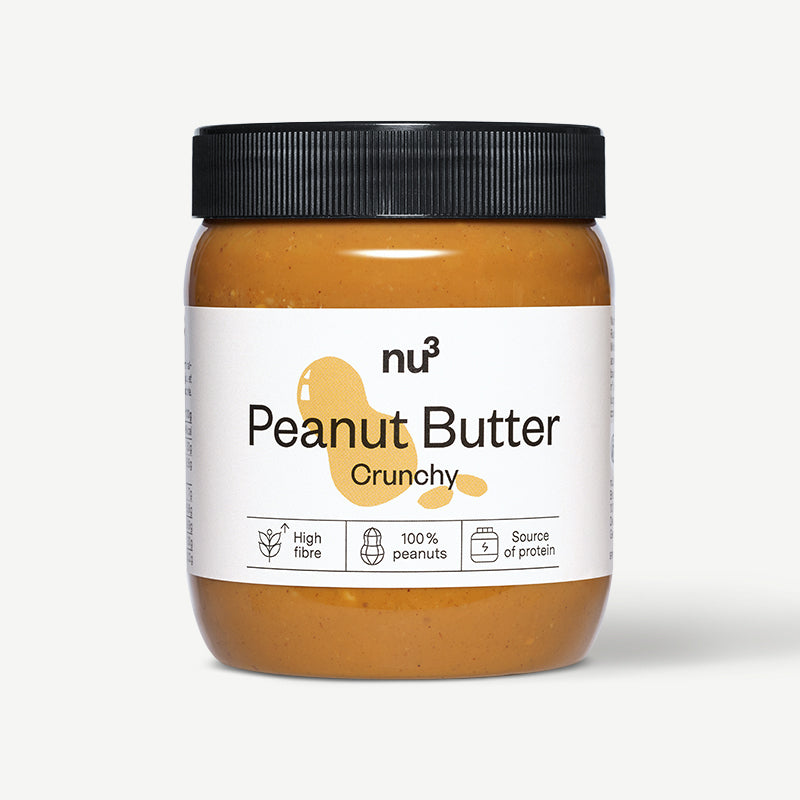 Peanut Butter - Beurre de cacahuète - Lot de 3 Lot de 3 pots de 450g Pâte à  tartinée protéinée 28% protéines Riche en fibres, sans sel Idéal pour  régime cétogène Sans
