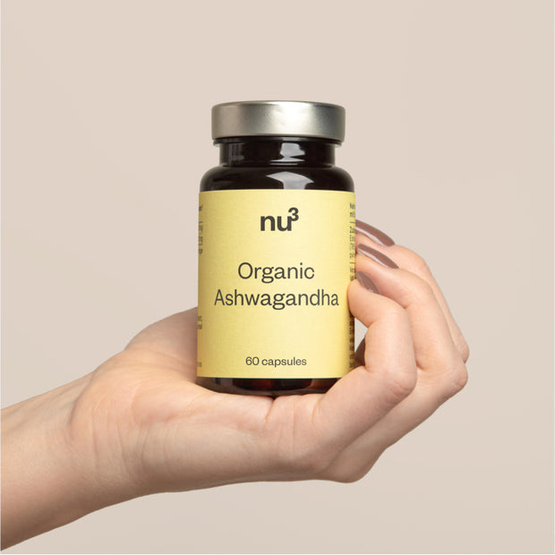 Flacon d'ashwagandha