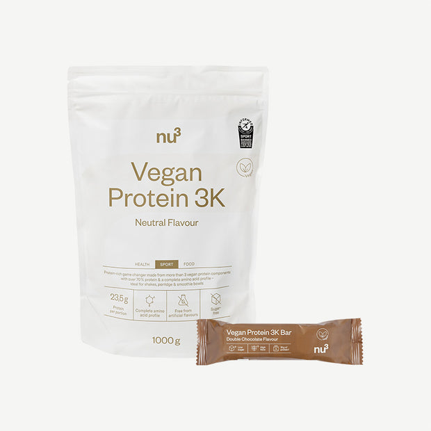 nu3 Vegan Protein 3K + Vegan Protein 3K Bar