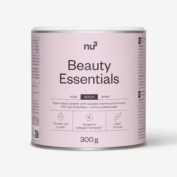 nu3 Beauty Essentials — peau, cheveux & ongles