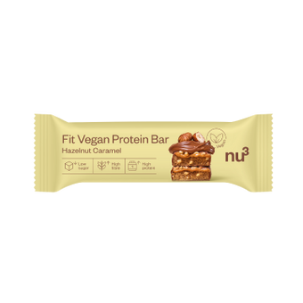 Fit Vegan Protein Bar Noisette-Caramel