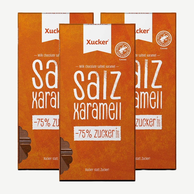 Xucker Chocolat au xylitol avec caramel salé