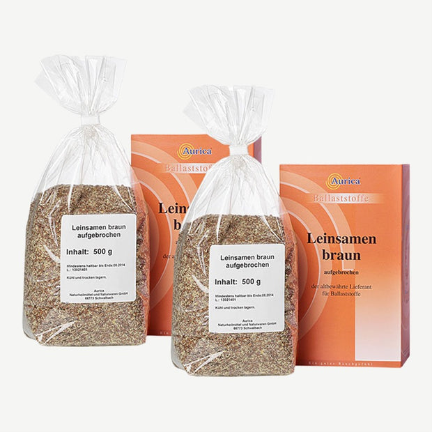 Aurica Graines de lin brun concassées