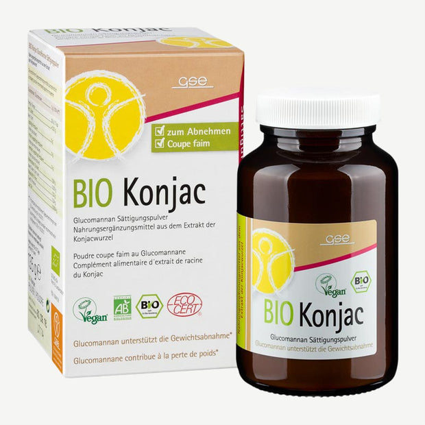 GSE Poudre de Satiété Konjac Glucomannane bio