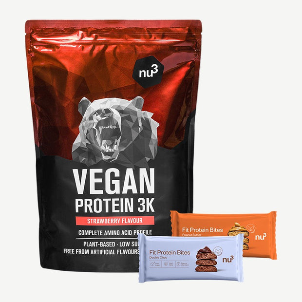nu3 Vegan Protein 3K + Fit Protein Bites
